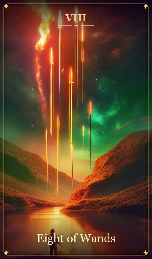 Eight of Wands